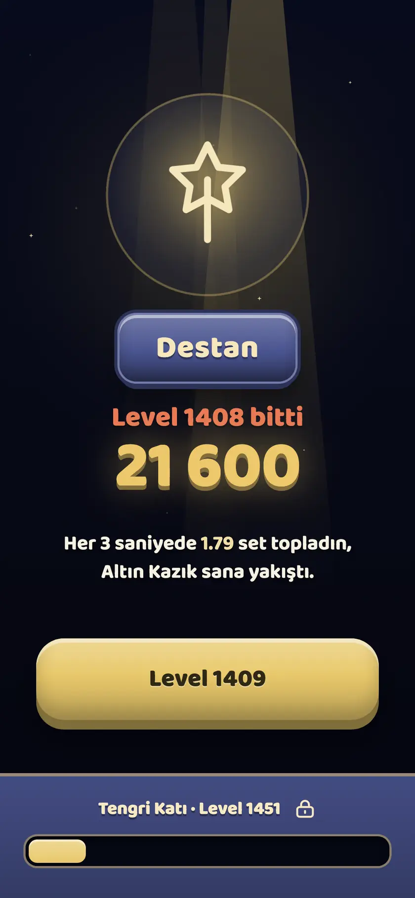 Altın Kazık — Zafer
