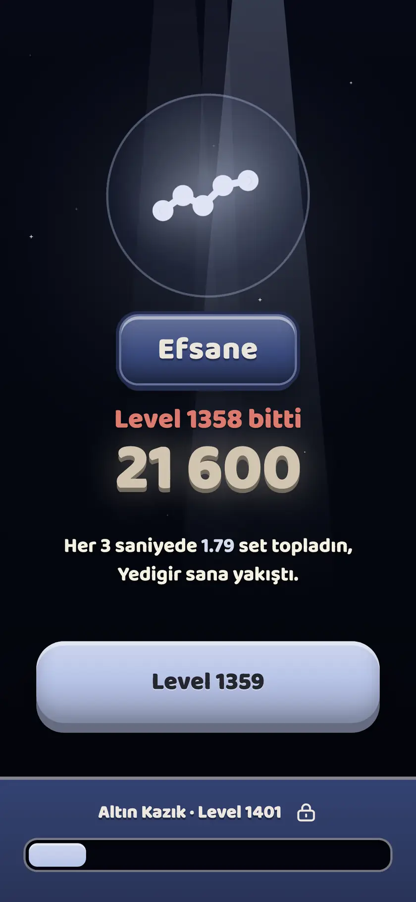 Yedigir — Zafer